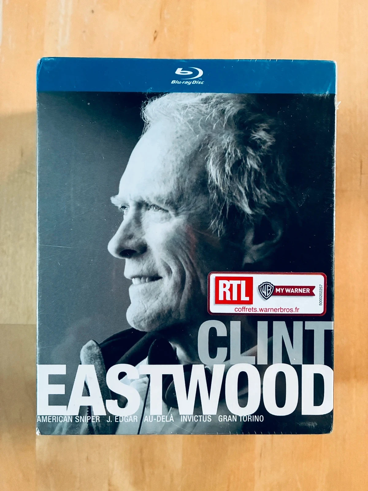 Coffret Blu-ray 5 films de Clint Eastwood.